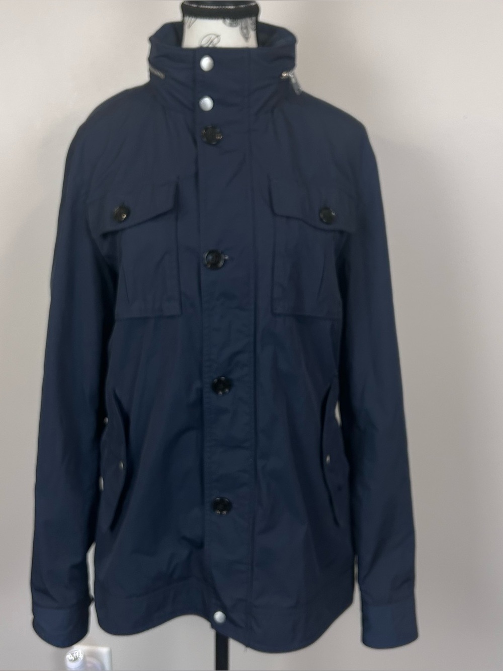Lindeberg Bailey 62 Sports Nylon Field Jacket Navy Blue Medium